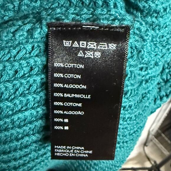 Anthropologie Quinn Teal Sleeveless Knit Top Small - Picture 4 of 5